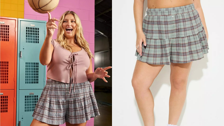 LoveSick Swingy Tiered Skort from Torrid