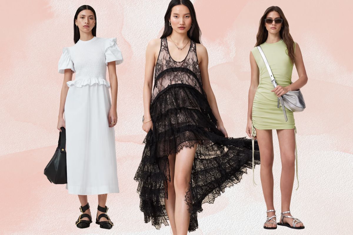 AllSaints Women's Dresses: Effortless Edge for Every Occasion