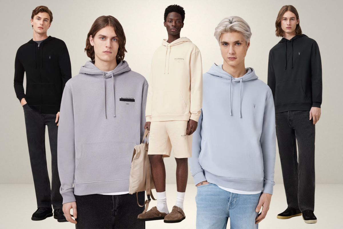 AllSaints Men’s Sweatshirts & Hoodies: Luxury Comfort Meets Edgy Style