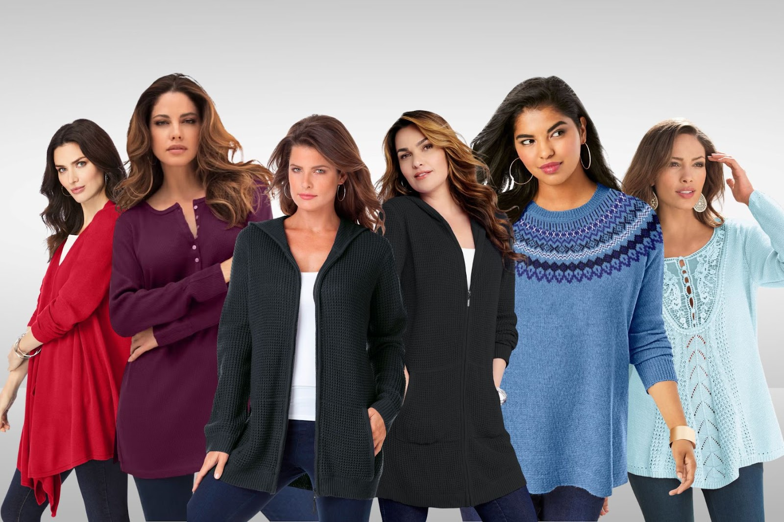 Cozy Elegance: Discover Roaman's Sweaters for Plus-Size Comfort & Style