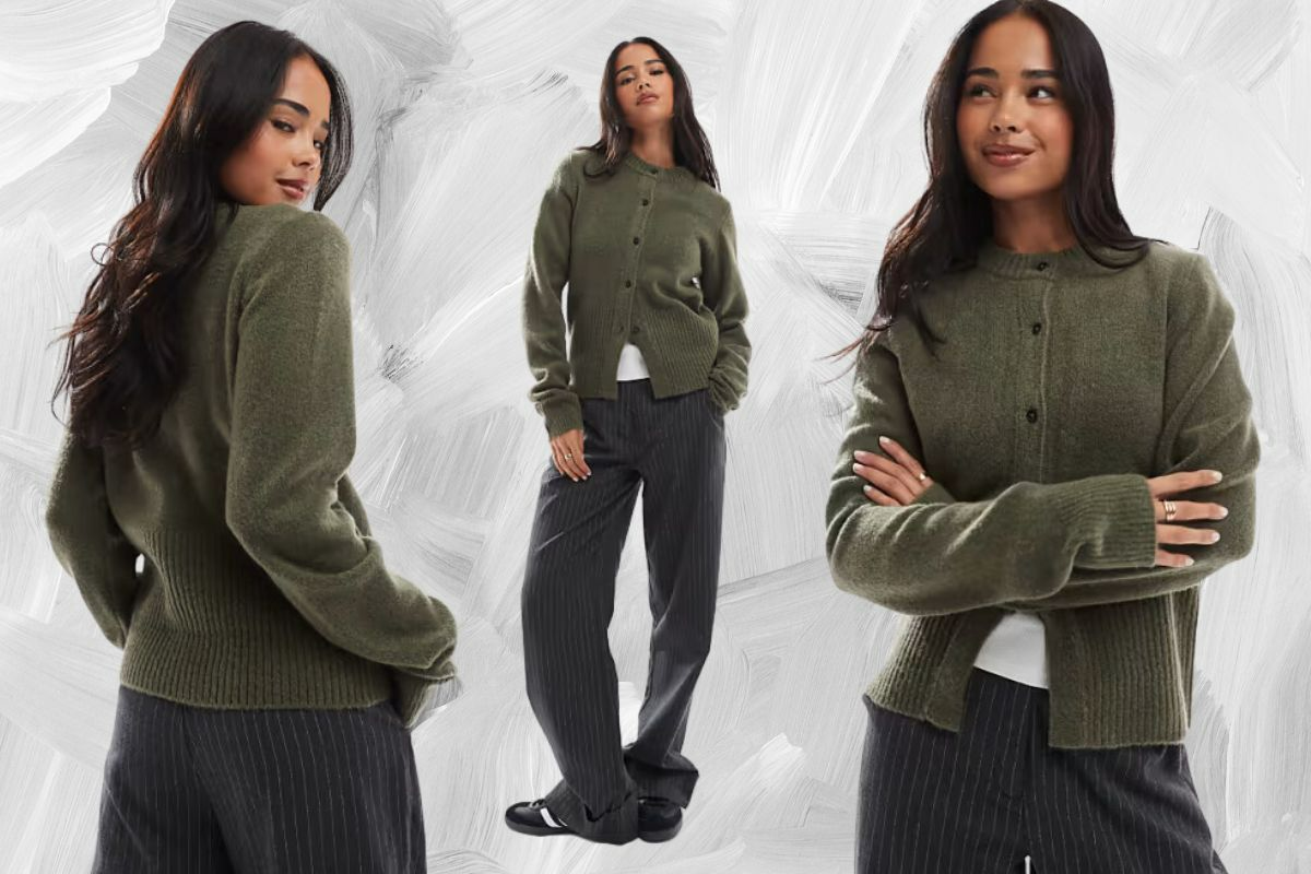 ASOS DESIGN Ribbed Hem Longline Cardigan: A Must-Have Layer for Effortless Style