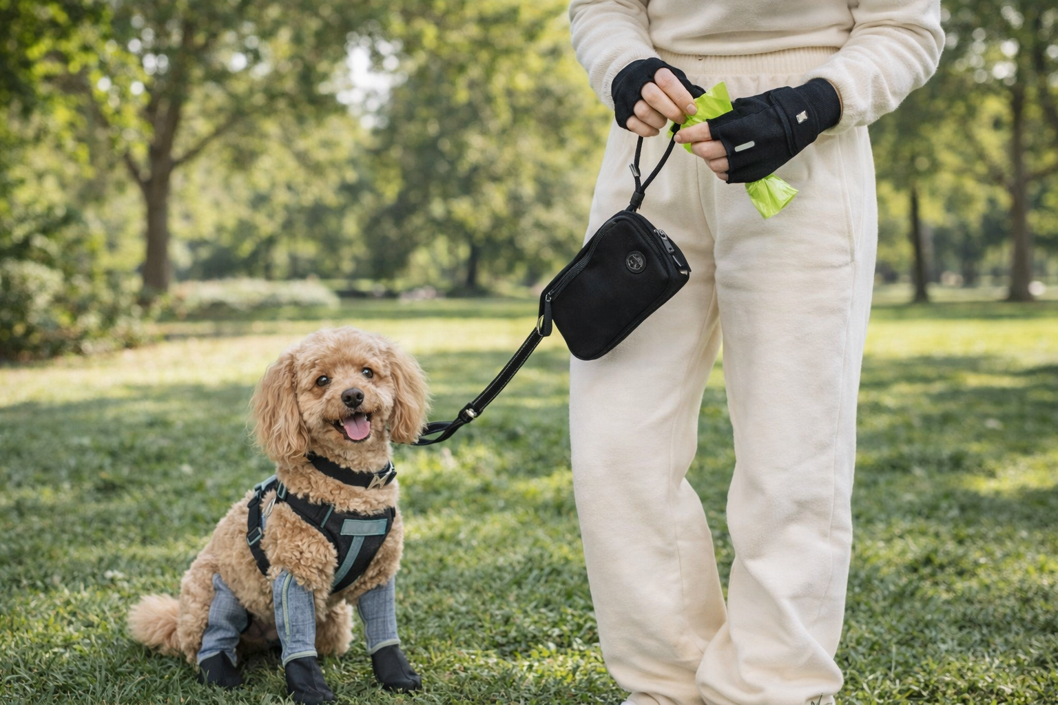 How Walkee Paws Bag-in-Glove Simplifies Your Dog Waste Cleanup Routine Outdoors