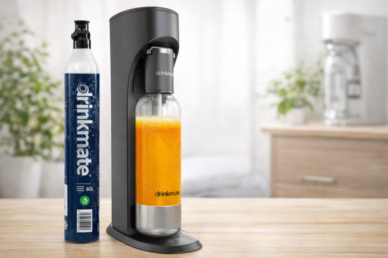 Drinkmate LUX Sparkling Water Maker: Carbonate Water, Juice, Cocktails, and More