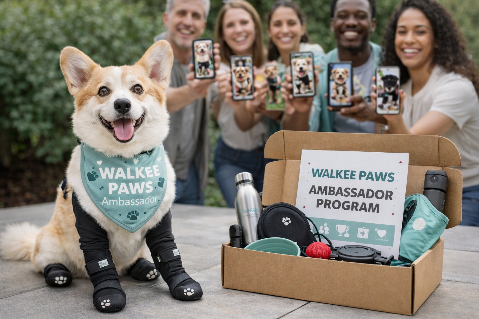 Walkee Paws Ambassador Program: How You Earn and Grow With Your Dog Content
