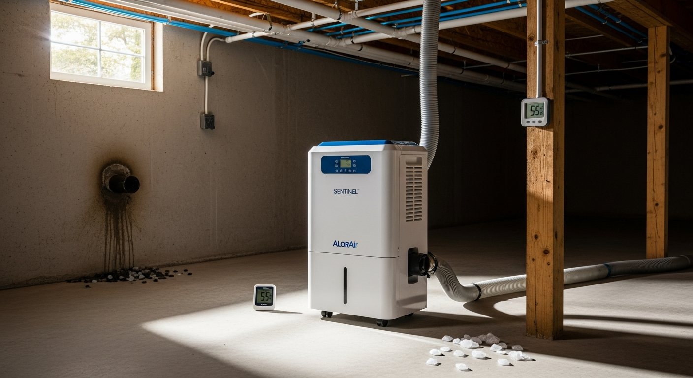 What AlorAir Sentinel HDi90 Crawl Space Dehumidifier Does for Your Home’s Health