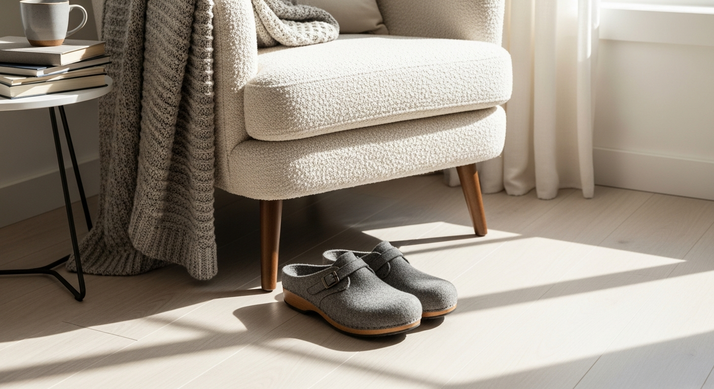 Haflinger Grizzly Boiled Wool Clogs for Foot Pain Relief: Comfort That Actually Supports You