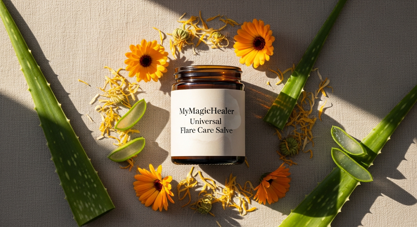 MyMagicHealer Universal Flare Care Salve: Natural Relief for HS, Eczema & Chronic Skin Flare-Ups