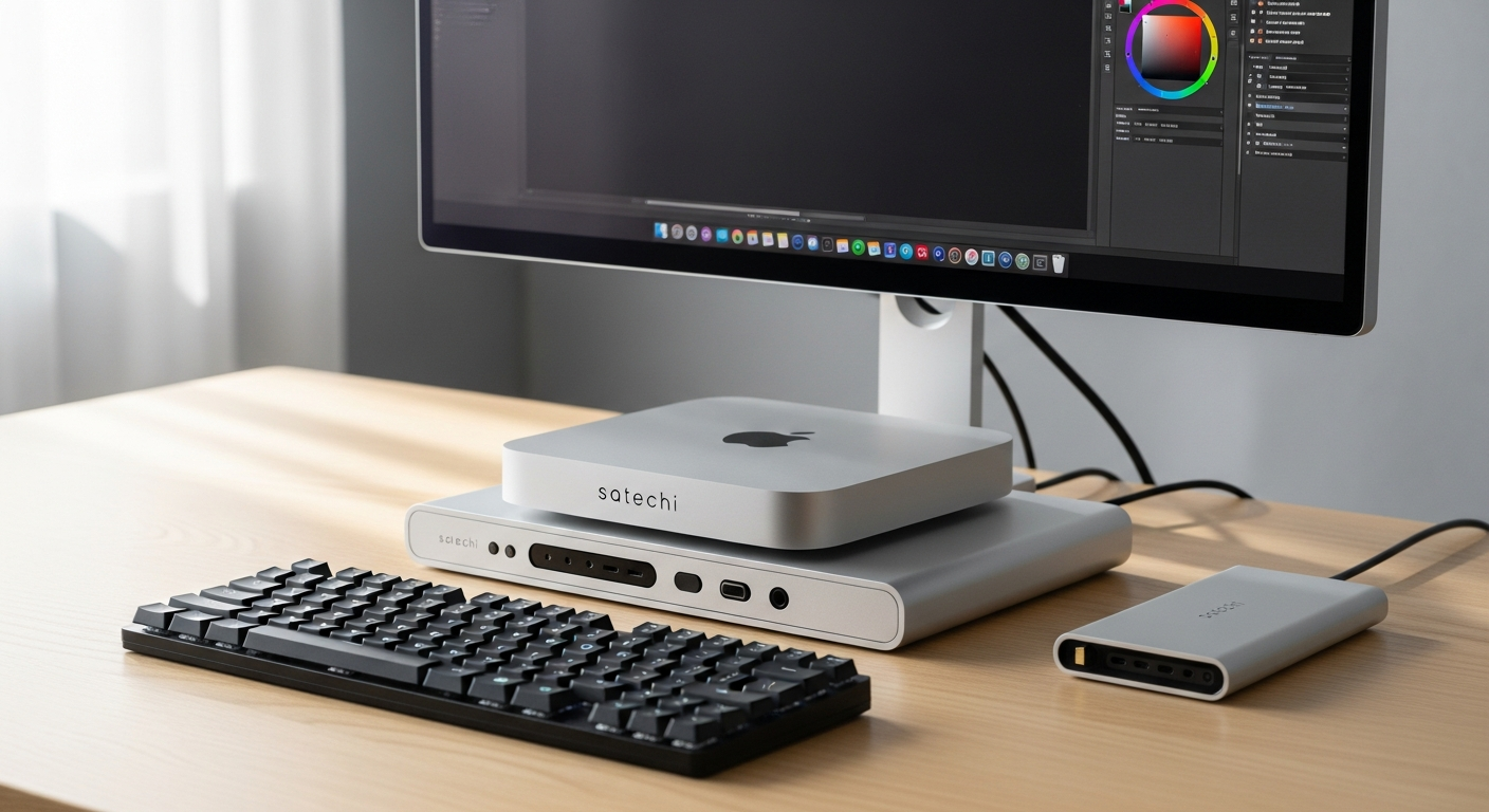 Satechi Mac Mini Stand Hub SSD Enclosure: Complete Setup for Content Creators & Developers