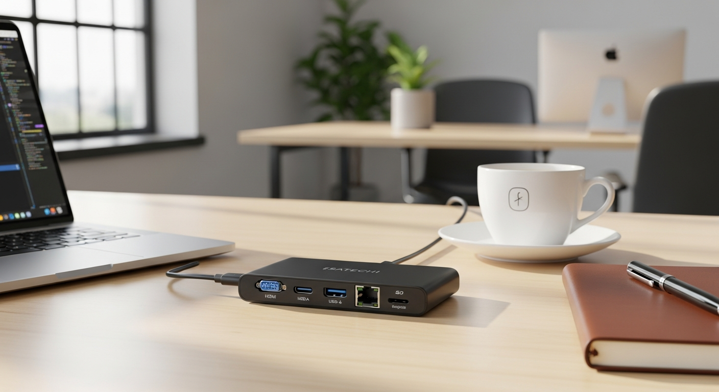 Satechi USB-C Multi-Port Adapter V2: The Ultimate Connectivity Solution for Remote Workers and Digital Nomads