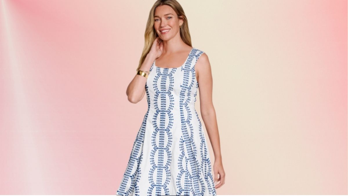 What Makes the Johnston & Murphy Sleeveless Eyelet Dress Feel So Easy to Wear