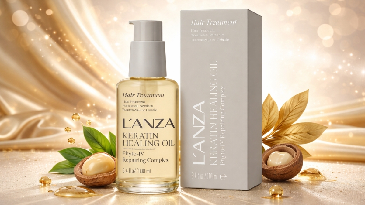 L’ANZA Keratin Healing Oil Hair Treatment: Professional Repair for Stronger, Shinier Hair