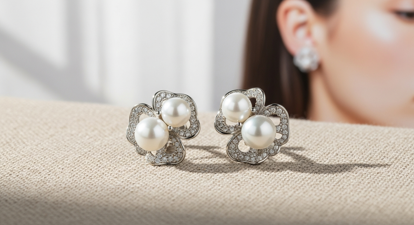 Vivian Drew Double Pearl Flower Earrings: The Ultimate Guide to Handmade Pearl Jewelry That Turns Heads