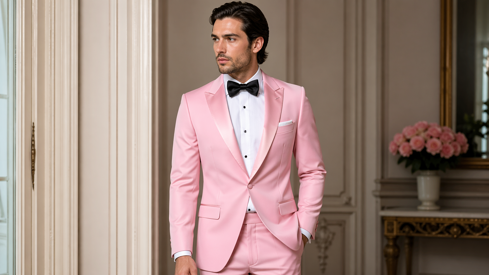 Alberto Nardoni Men’s Pink Tuxedo Suit: Bold Affordable Luxury for 2026