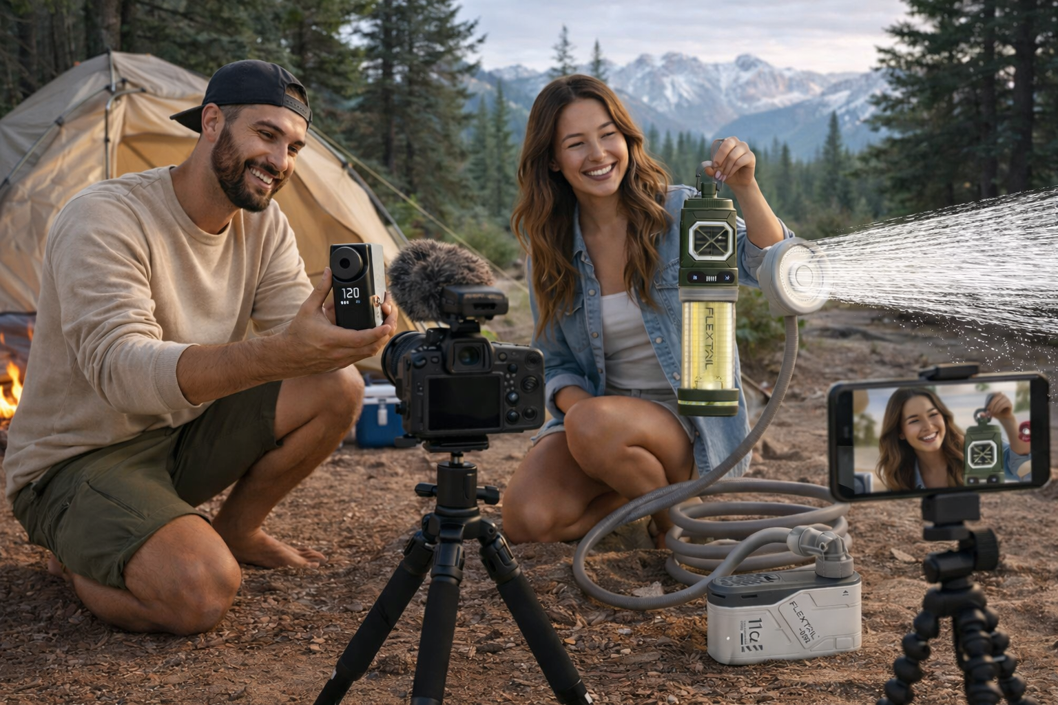 How the Flextail Influencer Program Helps You Monetize Camping and Backpacking Content